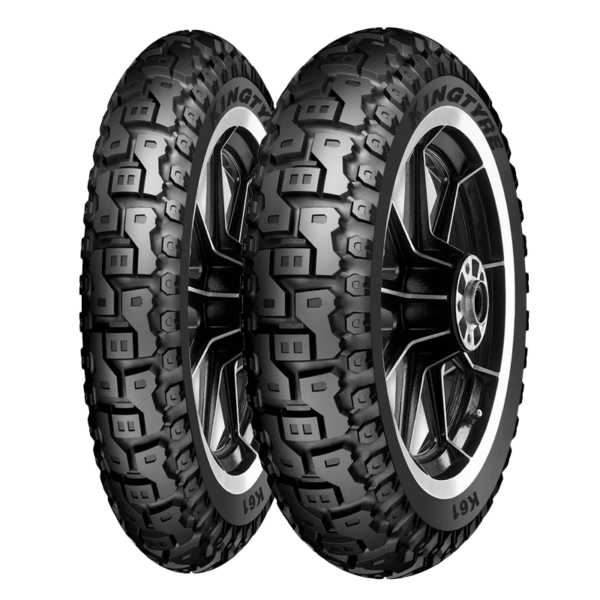 Kingtyre K61 dual purpose motorcycle tyres tread pattern for road and off-road performance